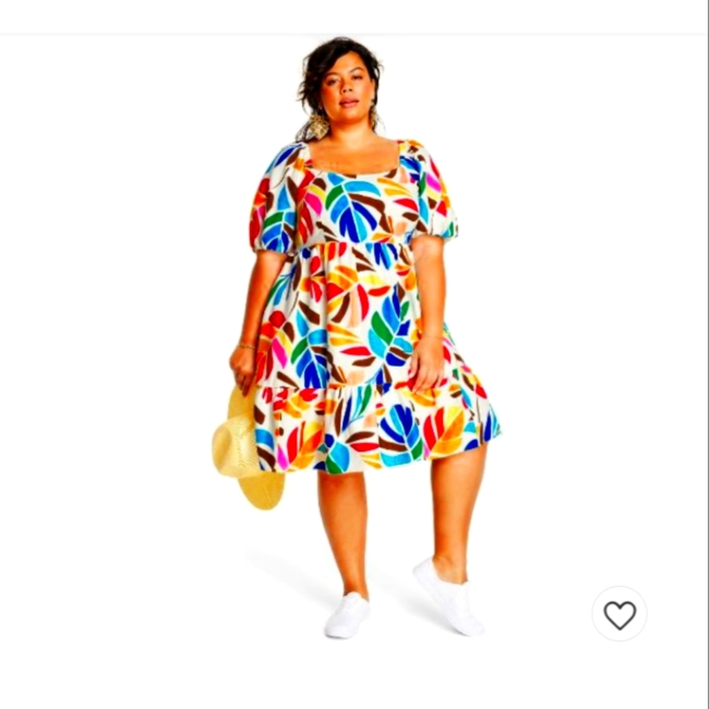 Tabitha Brown X Target Farm Rio Botanical Mini Dress NWT